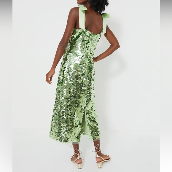 Mint Chip Sequin Roxy Dress - Picture 5 of 12